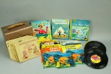 Assorted Vintage Children's Books & Records