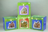 4 Santa's Workbench Christmas Houses