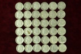 36 Roosevelt Silver Dimes, various dates/mints