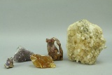 Natural Crystals - Amethyst Colored & Other Geological Specimens