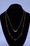 14k Gold Chains - Necklaces, 5.9 Grams