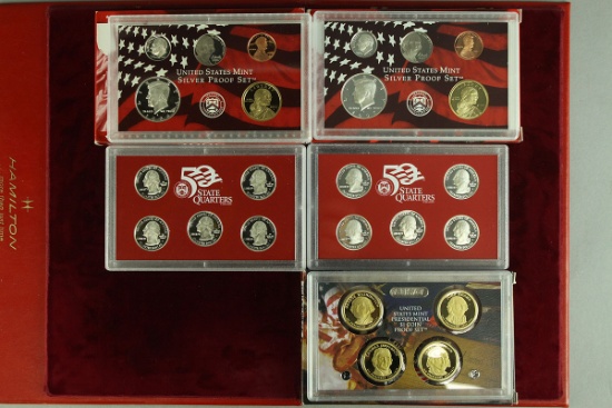 2 U.S. Mint Silver Proof Set; 2006 & 2007