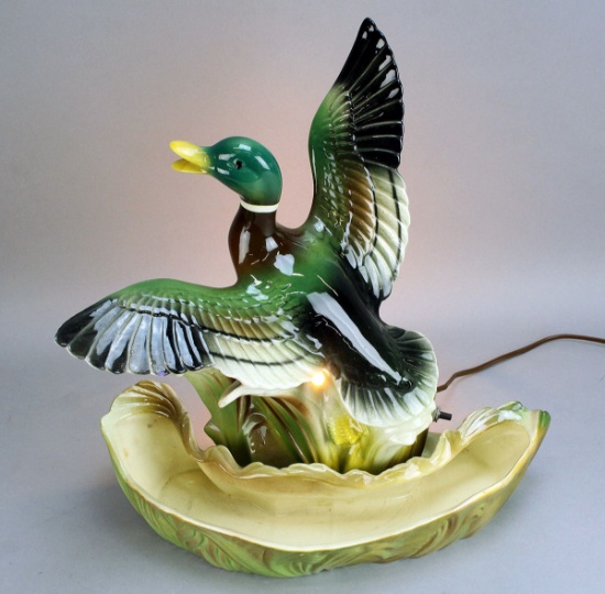 Vintage Lane Duck Planter - TV Light, Ca. 1950's