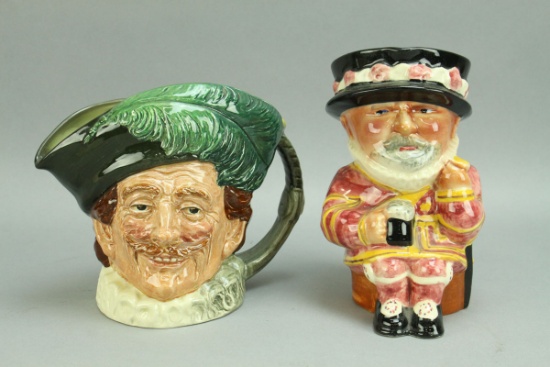 Staffashore Toby Mug Beefeater - Royal Doulton  "The Cauaher"