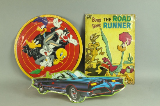 Road Runner, Warner Bros., Batman Tin Signs