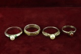 Silver - .925 Rings, Sz. 7-9.5
