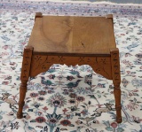 Vintage Side Table w/ Carved Details