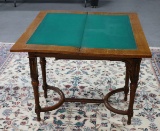 Vintage Game Table w/ Folding Top