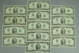 13 1976 $2 Federal Reserve Notes