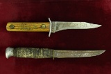 2 Vintage Fixed Blade Knives: Gracy & Sohn & Other