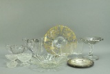 Vintage Clear & Overlaid Glass Items