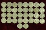 34 Roosevelt Silver Dimes, various dates/mints
