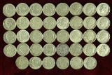 38 Roosevelt Silver Dimes, various dates/mints