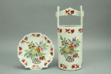 Nora Fenton Design, Fine Porcelain Wishing Well & Plate, Hong Kong