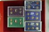 3 U.S. Mint Proof Sets (1992,1994,1999) + 1999 U.S. Mint Proof Quarter Set