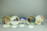 Tiger & Cat Collector Plates