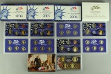 4 U.S. Mint Proof Sets; 2004, 2005, 2006, 2007