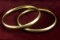 14k Gold Bangle Bracelets, 19.6 Grams