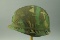 U.S. Military Helmet w/ Camo Cover