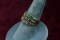 3 10k Gold Rings w/ Emerald, Ruby & Sapphire Colored Stones, Sz. 8.5, 5.2 Grams