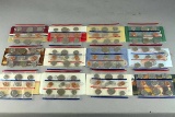 12 US Uncirculated Mint Sets; 1984-1995