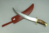 Middle Eastern Style Knife - Wood Handle