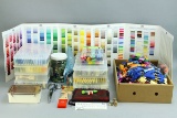 Large Assortment of Embroidery Floss &  Supplies