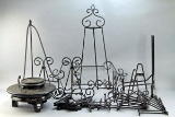 Assorted Wood & Metal Stands & Pedestals