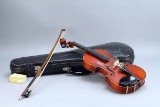 1/4 Size Violin W/ Bow & Case