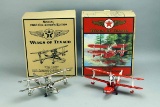 Wings of Texaco DieCast Banks: 