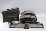 400 Rounds 7.62 NATO in Bandoliers w/ Can