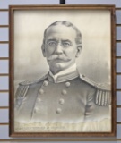 Captain Charles D. Sigsbee Antique Framed Print