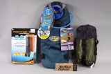 Hiking - Camping Gear: Lightweight Sleeping Bag, Camelbak, Water Filter & More