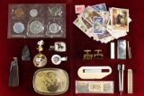 1961 Mint P.C. Set, Stamps, Tie Clips & More