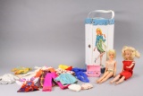 Francie Carry Case & Doll, American Doll, Clothes & Accessories