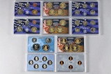 3 US Mint Proof Sets; 2007 w/Presidential $1 Set, 2008, 2009