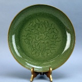 Chinese Qing Celadon Charger