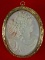 Large Vintage Cameo Brooch - Pendant