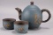 Chinese Zisha Tea Pot w/ Two Cups