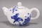 Chinese Republic Blue & White Tea Pot