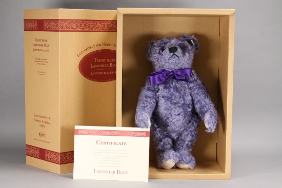 Steiff Teddy Bear "Lavender Blue" 42, Special Edition 1998