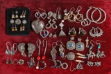 Assortment of Silver Earrings