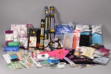 Assortment of Knitting, Crocheting, Sewing Items