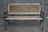 Wood & Iron Bench