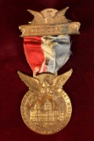 1916 Iowa Republican Convention Ribbon - Badge