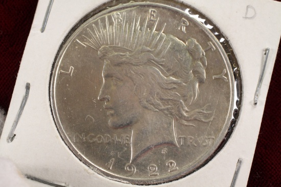 1922-D Peace Silver Dollar