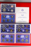 3 U.S. Mint Proof Sets; 1999,2000,2001