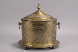 19th Century French Lidded  Brass Box