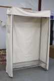 Rolling Covered Wardrobe