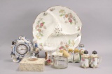 Porcelain Items, Perfume Bottle, Vanity Box